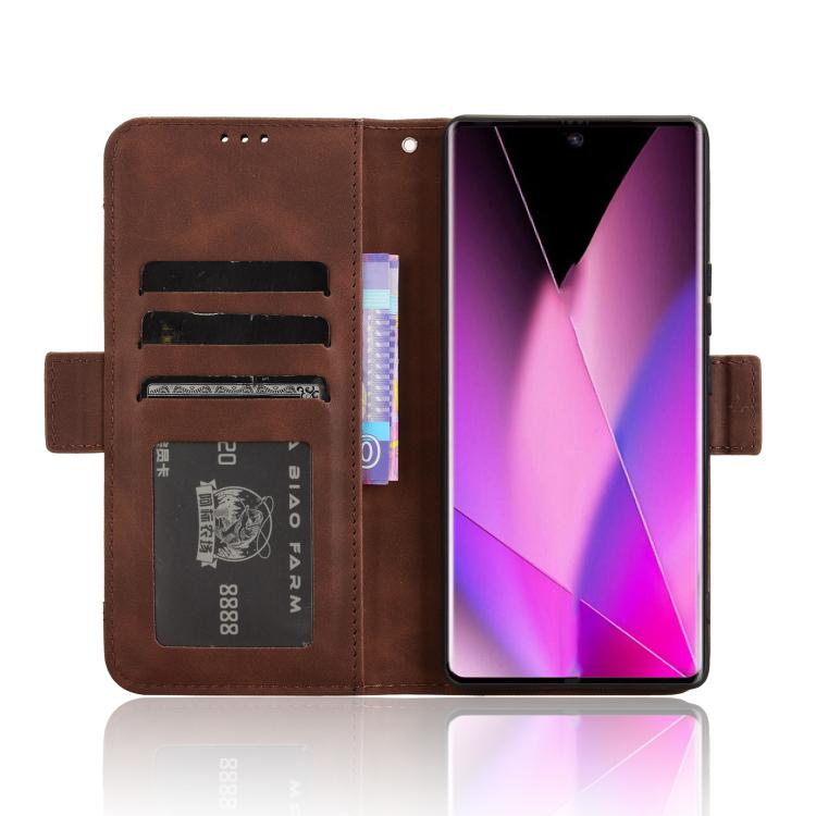 For Infinix Zero 40 5G Skin Feel Calf Texture Card Slots Leather Phone Case
