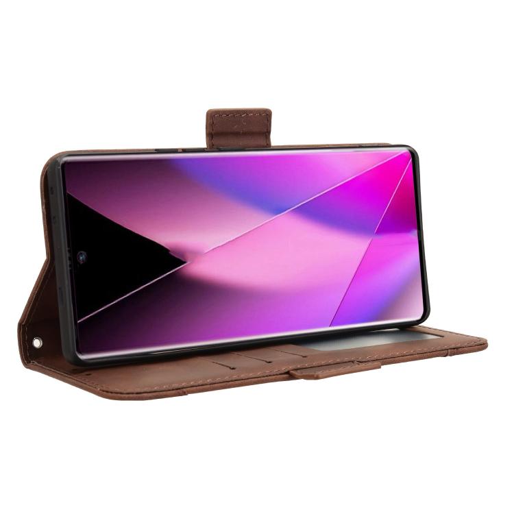 For Infinix Zero 40 5G Skin Feel Calf Texture Card Slots Leather Phone Case