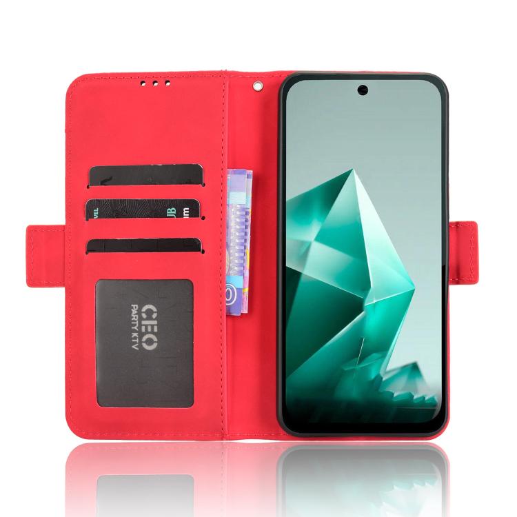For Infinix Note 50x 5G Skin Feel Calf Texture Card Slots Leather Phone Case
