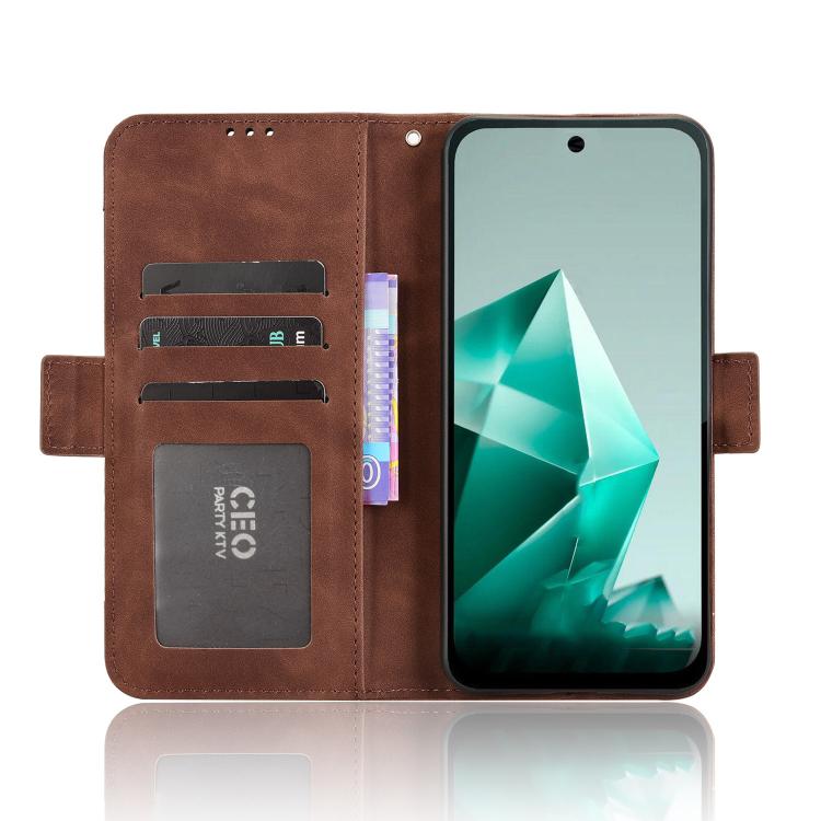 For Infinix Note 50x 5G Skin Feel Calf Texture Card Slots Leather Phone Case