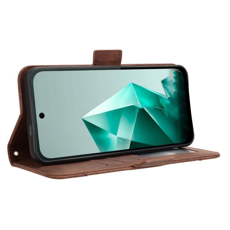 For Infinix Note 50x 5G Skin Feel Calf Texture Card Slots Leather Phone Case