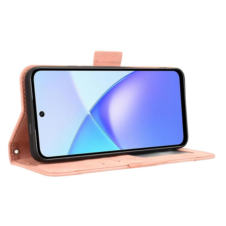 For Infinix Smart 10 / Tecno Pop 10 4G Skin Feel Calf Texture Card Slots Leather Phone Case