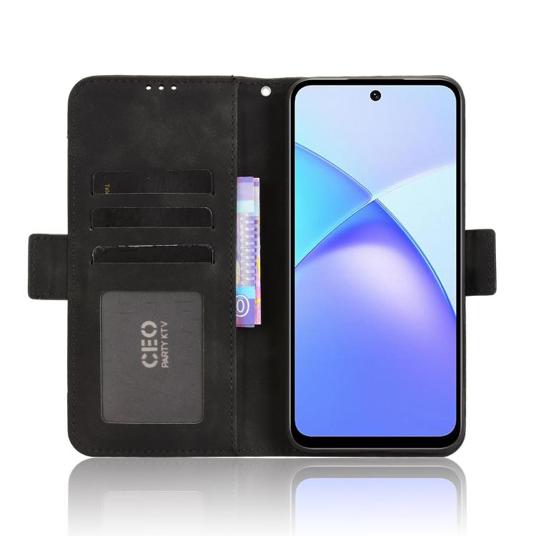 For Infinix Smart 10 / Tecno Pop 10 4G Skin Feel Calf Texture Card Slots Leather Phone Case