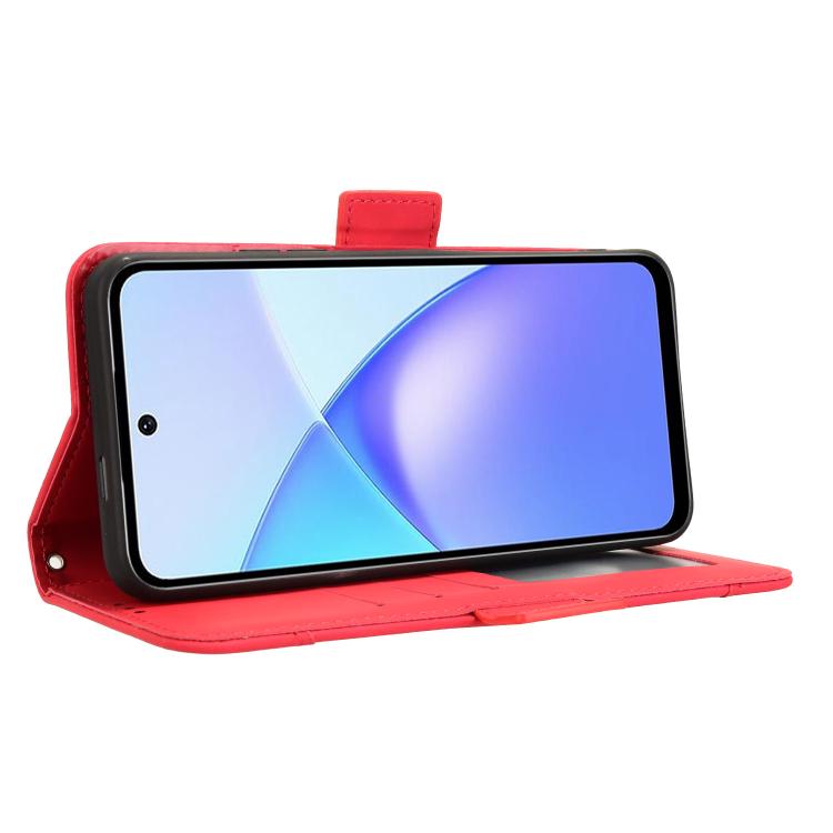 For Infinix Smart 10 / Tecno Pop 10 4G Skin Feel Calf Texture Card Slots Leather Phone Case