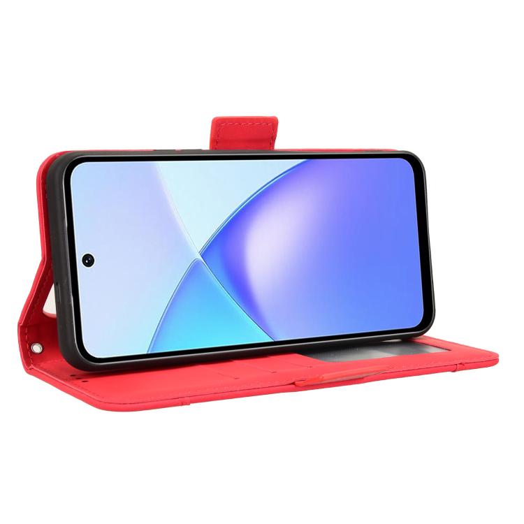 For Infinix Smart 10 Plus 4G Skin Feel Calf Texture Card Slots Leather Phone Case