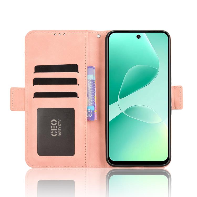 For Infinix Hot 60i 4G / Hot 60 5G Skin Feel Calf Texture Card Slots Leather Phone Case