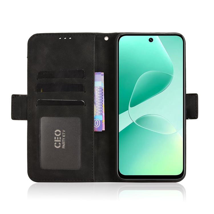 For Infinix Hot 60i 4G / Hot 60 5G Skin Feel Calf Texture Card Slots Leather Phone Case
