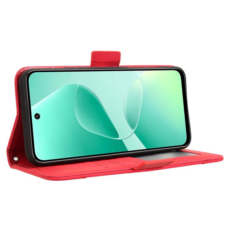 For Infinix Hot 60i 4G / Hot 60 5G Skin Feel Calf Texture Card Slots Leather Phone Case