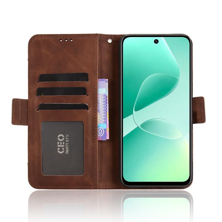 For Infinix Hot 60i 4G / Hot 60 5G Skin Feel Calf Texture Card Slots Leather Phone Case