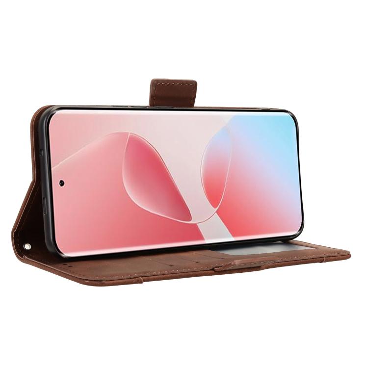 For Infinix Hot 60 Pro 4G Skin Feel Calf Texture Card Slots Leather Phone Case