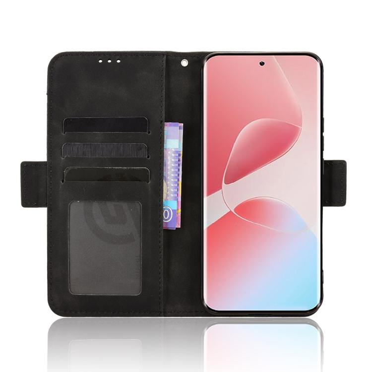 For Infinix Hot 60 Pro+ 4G Skin Feel Calf Texture Card Slots Leather Phone Case
