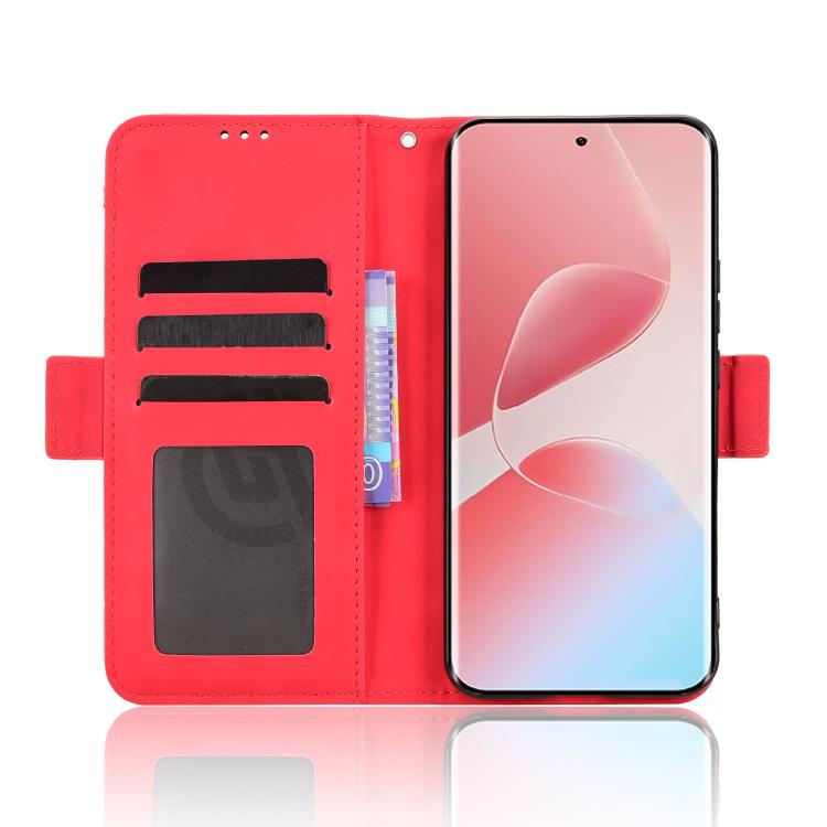 For Infinix Hot 60 Pro+ 4G Skin Feel Calf Texture Card Slots Leather Phone Case