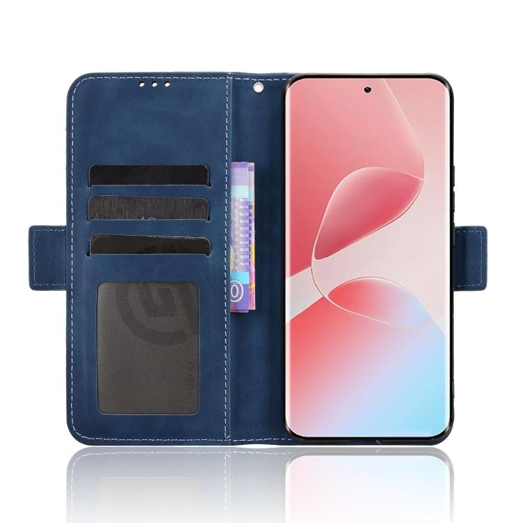 For Infinix Hot 60 Pro+ 4G Skin Feel Calf Texture Card Slots Leather Phone Case