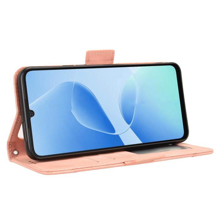 For Infinix Hot 60i 5G / Tecno Spark Go 5G Skin Feel Calf Texture Card Slots Leather Phone Case