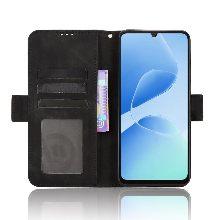For Infinix Hot 60i 5G / Tecno Spark Go 5G Skin Feel Calf Texture Card Slots Leather Phone Case
