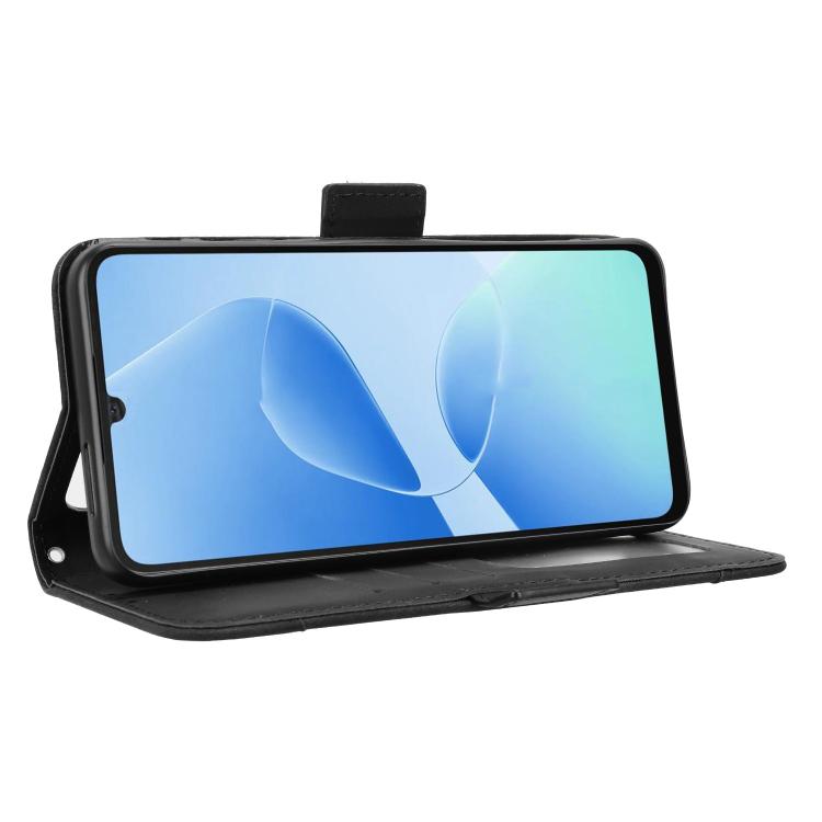 For Infinix Hot 60i 5G / Tecno Spark Go 5G Skin Feel Calf Texture Card Slots Leather Phone Case