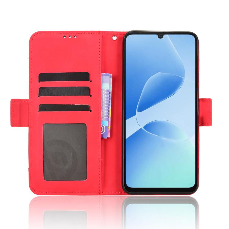 For Infinix Hot 60i 5G / Tecno Spark Go 5G Skin Feel Calf Texture Card Slots Leather Phone Case