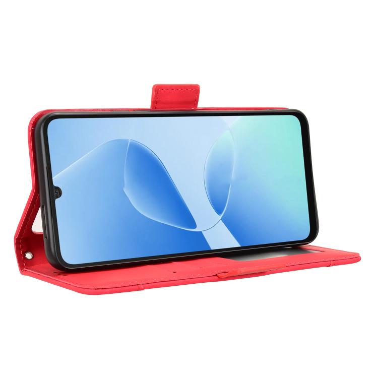 For Infinix Hot 60i 5G / Tecno Spark Go 5G Skin Feel Calf Texture Card Slots Leather Phone Case