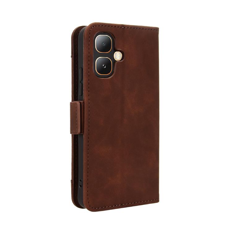 For Infinix Smart 20 4G Skin Feel Calf Texture Card Slots Leather Phone Case