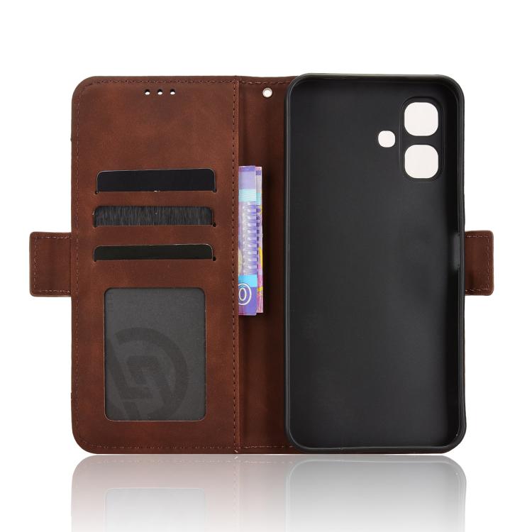 For Infinix Smart 20 4G Skin Feel Calf Texture Card Slots Leather Phone Case