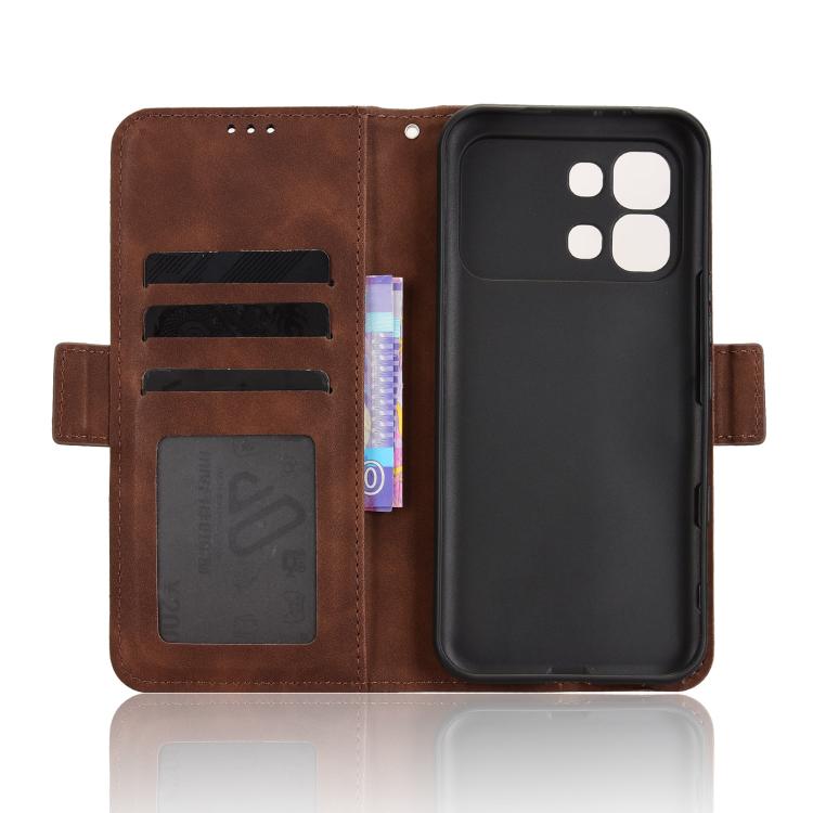For Infinix Note Edge 5G Skin Feel Calf Texture Card Slots Leather Phone Case