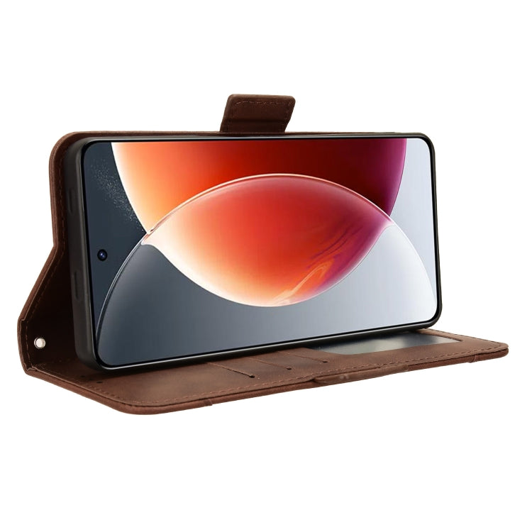 For Tecno Camon 30 Premier 5G Skin Feel Calf Texture Card Slots Leather Phone Case