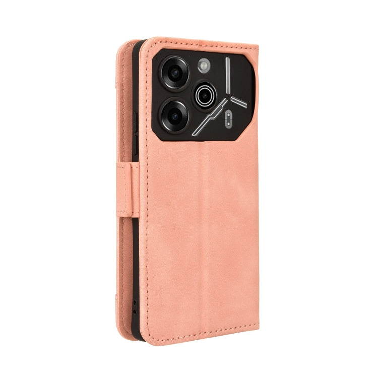 For Tecno Pova 6 Pro 5G Skin Feel Calf Texture Card Slots Leather Phone Case