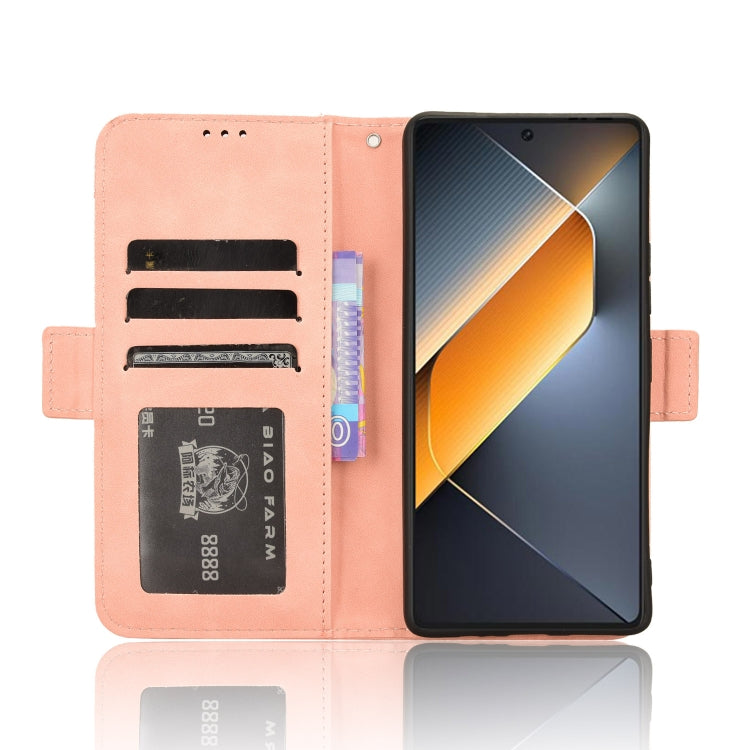 For Tecno Pova 6 Pro 5G Skin Feel Calf Texture Card Slots Leather Phone Case
