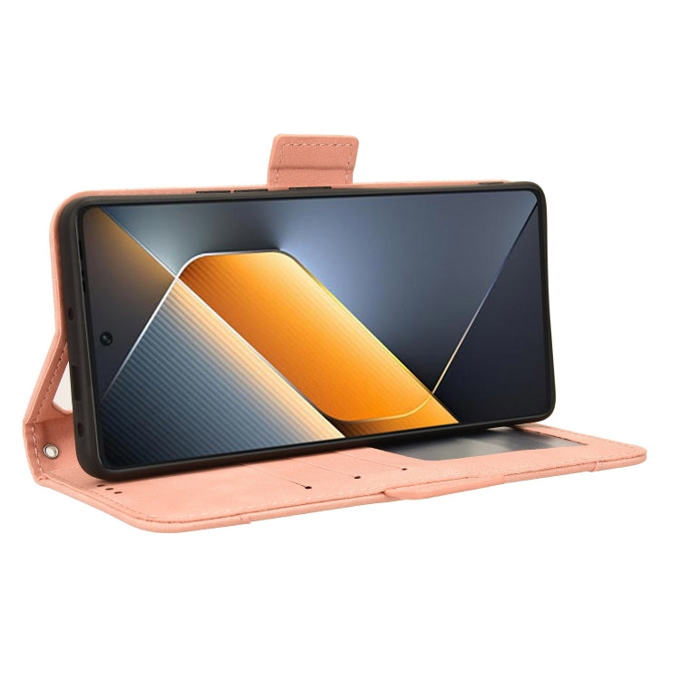 For Tecno Pova 6 Pro 5G Skin Feel Calf Texture Card Slots Leather Phone Case