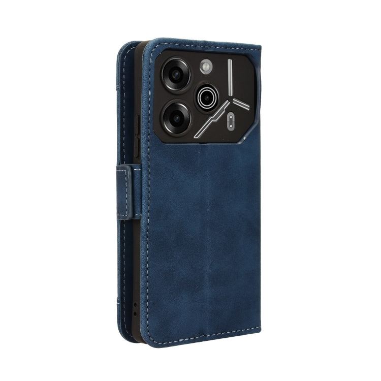 For Tecno Pova 6 Pro 5G Skin Feel Calf Texture Card Slots Leather Phone Case