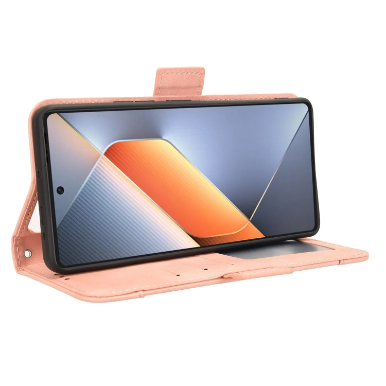 For Tecno Pova 6 4G Skin Feel Calf Texture Card Slots Leather Phone Case