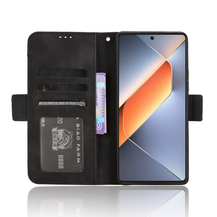 For Tecno Pova 6 4G Skin Feel Calf Texture Card Slots Leather Phone Case