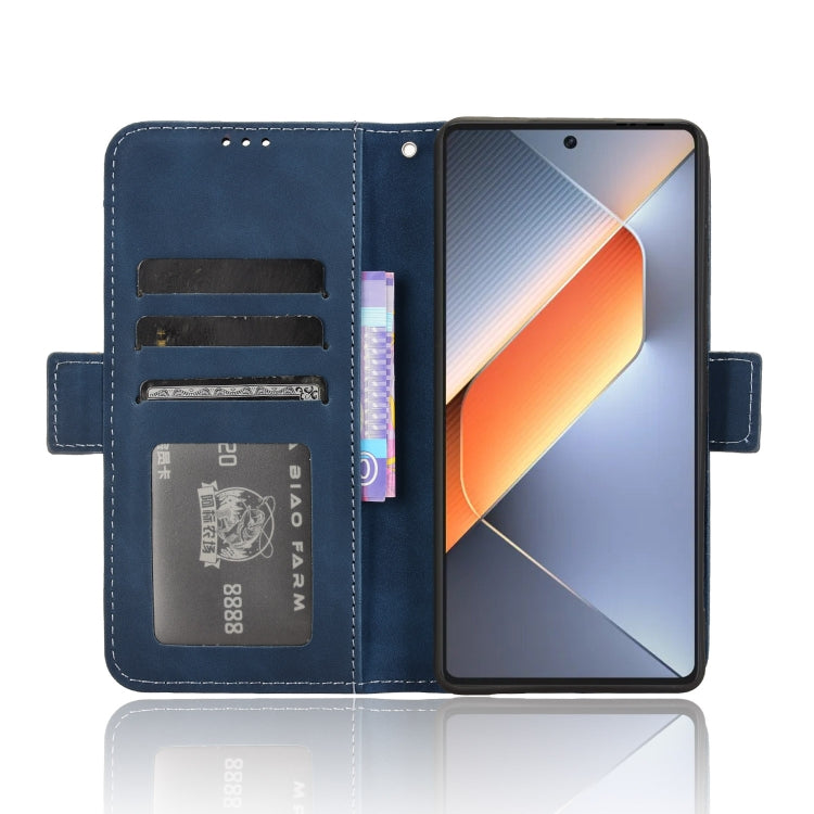 For Tecno Pova 6 4G Skin Feel Calf Texture Card Slots Leather Phone Case
