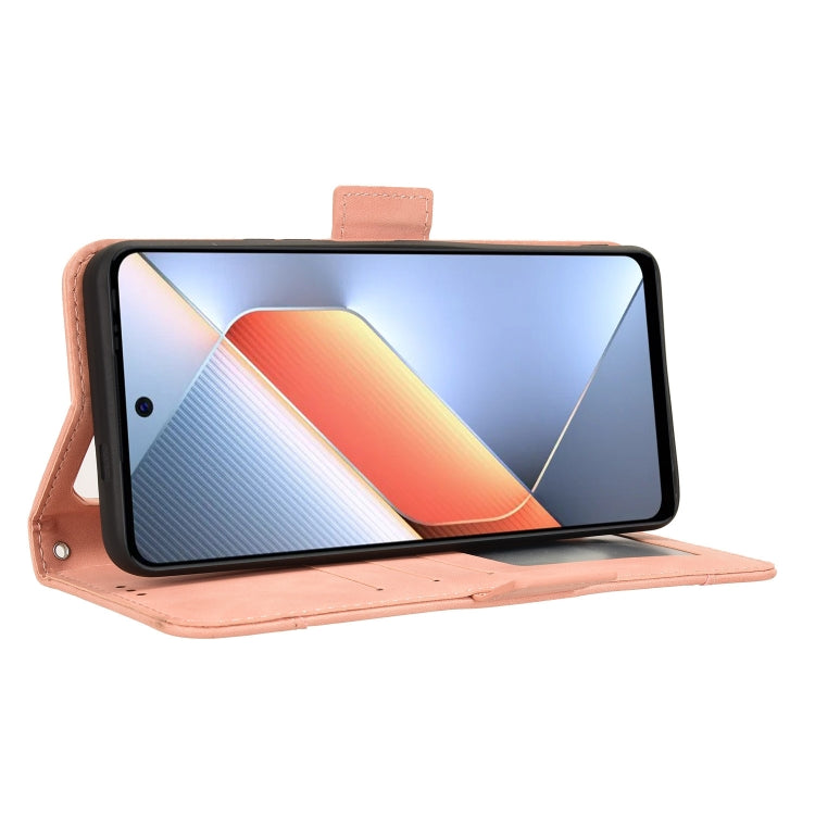 For Tecno Pova 6 Neo 4G Skin Feel Calf Texture Card Slots Leather Phone Case