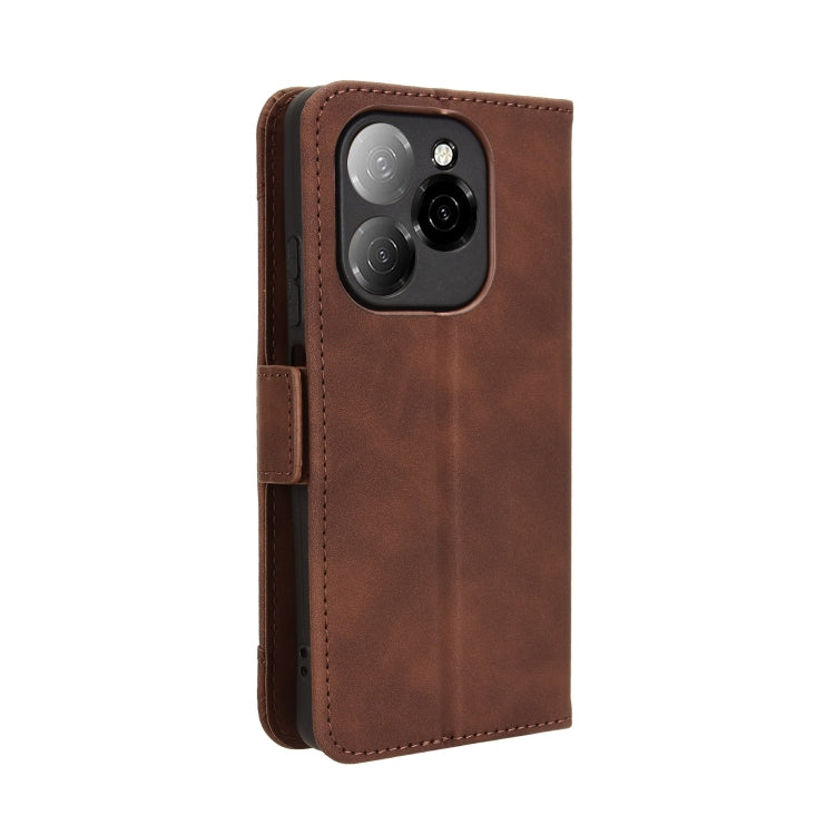 For Tecno Spark 20 Pro 5G Skin Feel Calf Texture Card Slots Leather Phone Case