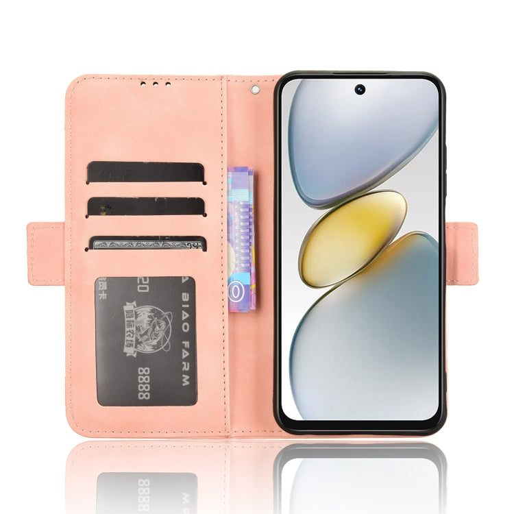 For Tecno Spark Go 1 / Pop 9 / Spark Go 2025 Skin Feel Calf Texture Card Slots Leather Phone Case