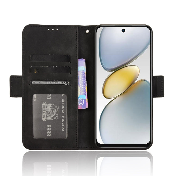 For Tecno Spark Go 1 / Pop 9 / Spark Go 2025 Skin Feel Calf Texture Card Slots Leather Phone Case