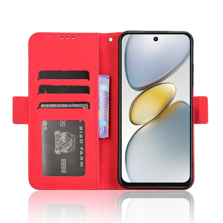 For Tecno Spark Go 1 / Pop 9 / Spark Go 2025 Skin Feel Calf Texture Card Slots Leather Phone Case