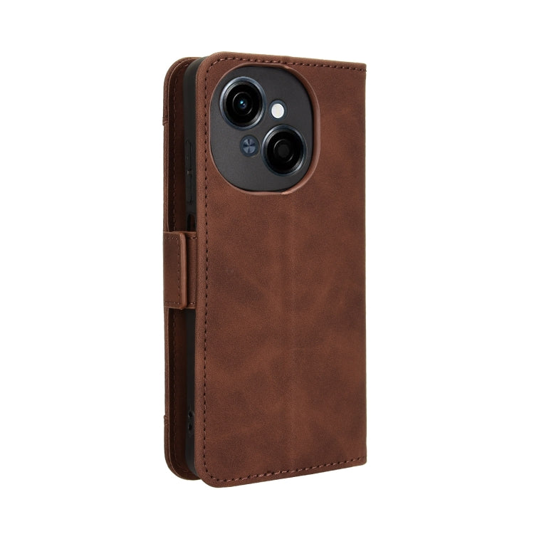For Tecno Spark Go 1 / Pop 9 / Spark Go 2025 Skin Feel Calf Texture Card Slots Leather Phone Case