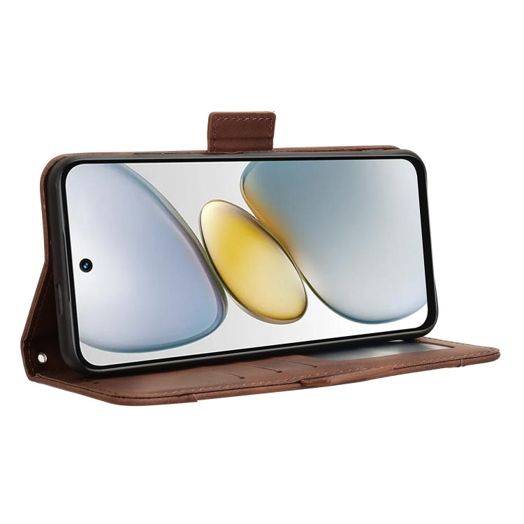 For Tecno Spark Go 1 / Pop 9 / Spark Go 2025 Skin Feel Calf Texture Card Slots Leather Phone Case