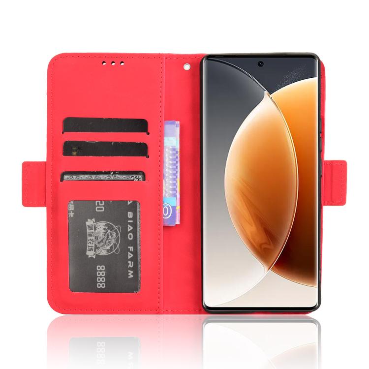 For Tecno Camon 30S 4G / 30S Pro 4G Skin Feel Calf Texture Card Slots Leather Phone Case