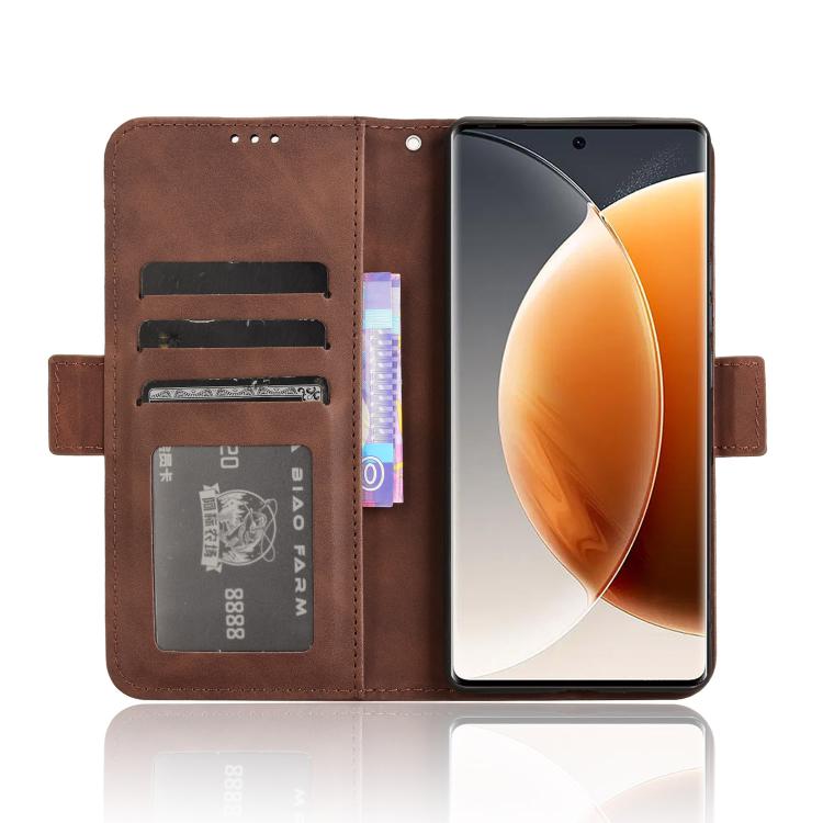 For Tecno Camon 30S 4G / 30S Pro 4G Skin Feel Calf Texture Card Slots Leather Phone Case