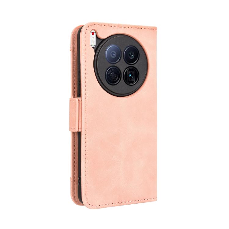 For Tecno Camon 40 Premier 5G Skin Feel Calf Texture Card Slots Leather Phone Case