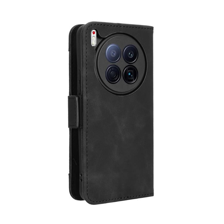 For Tecno Camon 40 Premier 5G Skin Feel Calf Texture Card Slots Leather Phone Case