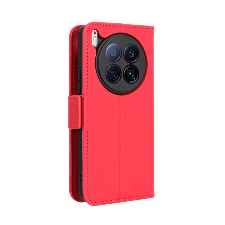 For Tecno Camon 40 Premier 5G Skin Feel Calf Texture Card Slots Leather Phone Case