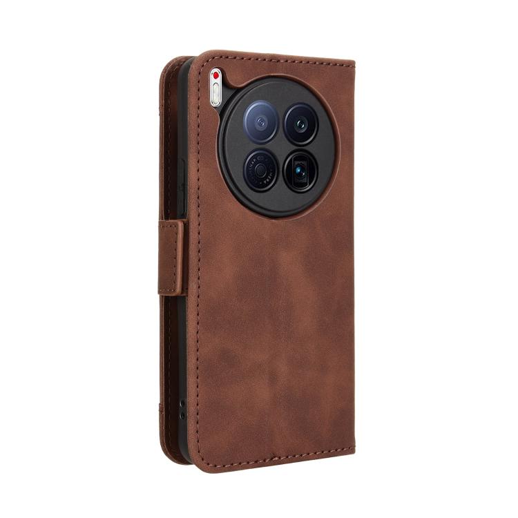 For Tecno Camon 40 Premier 5G Skin Feel Calf Texture Card Slots Leather Phone Case