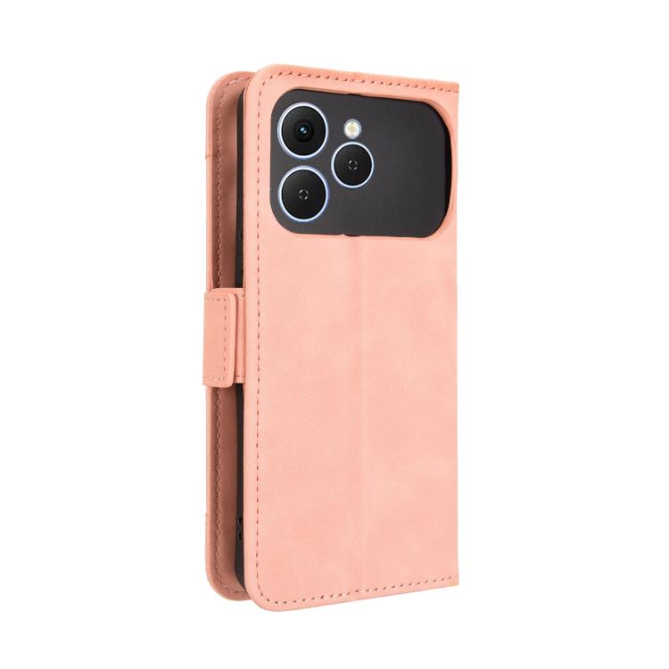 For Tecno Spark 40 4G Skin Feel Calf Texture Card Slots Leather Phone Case