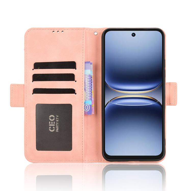 For Tecno Spark 40 4G Skin Feel Calf Texture Card Slots Leather Phone Case