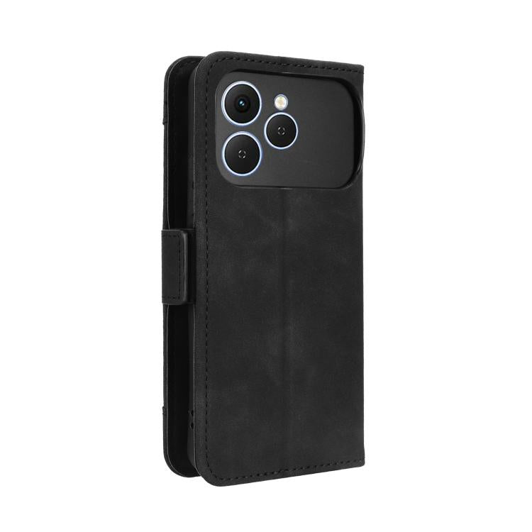 For Tecno Spark 40 4G Skin Feel Calf Texture Card Slots Leather Phone Case