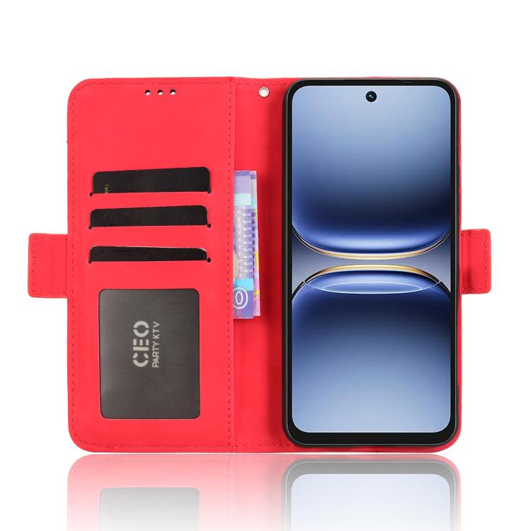 For Tecno Spark 40 4G Skin Feel Calf Texture Card Slots Leather Phone Case